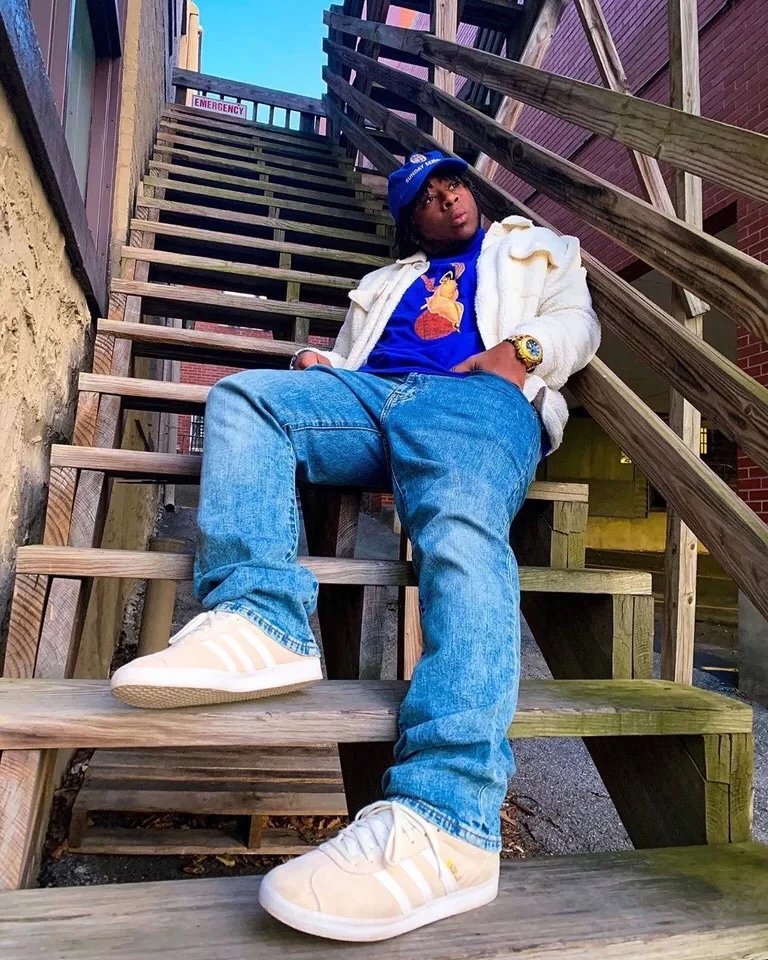 Streetwear Angel Graphic Tee Midnight Navy - Gallery Image 9 - Detailed View