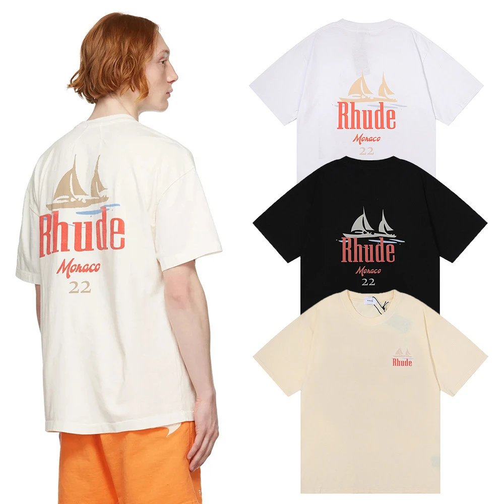 Rhude Sail Print Tee Multi - Gallery Image 10 - Detailed View