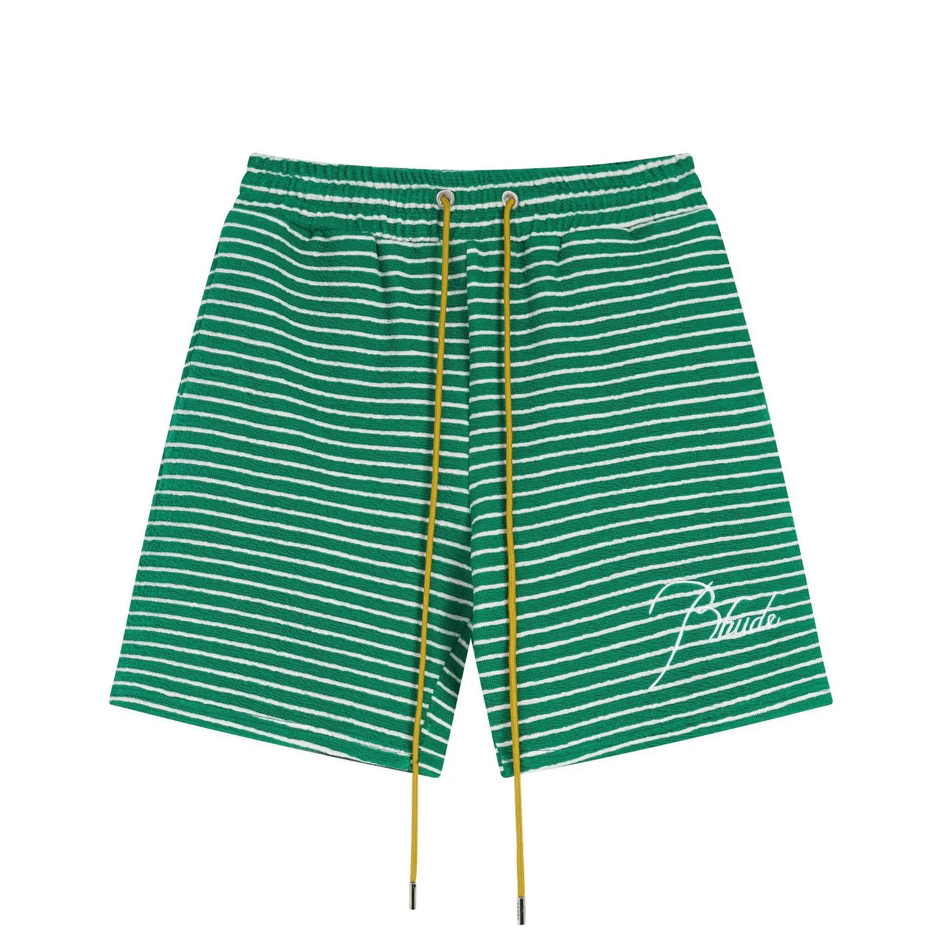 Rhude Striped Casual Shorts Multicolor - Gallery Image 4 - Detailed View