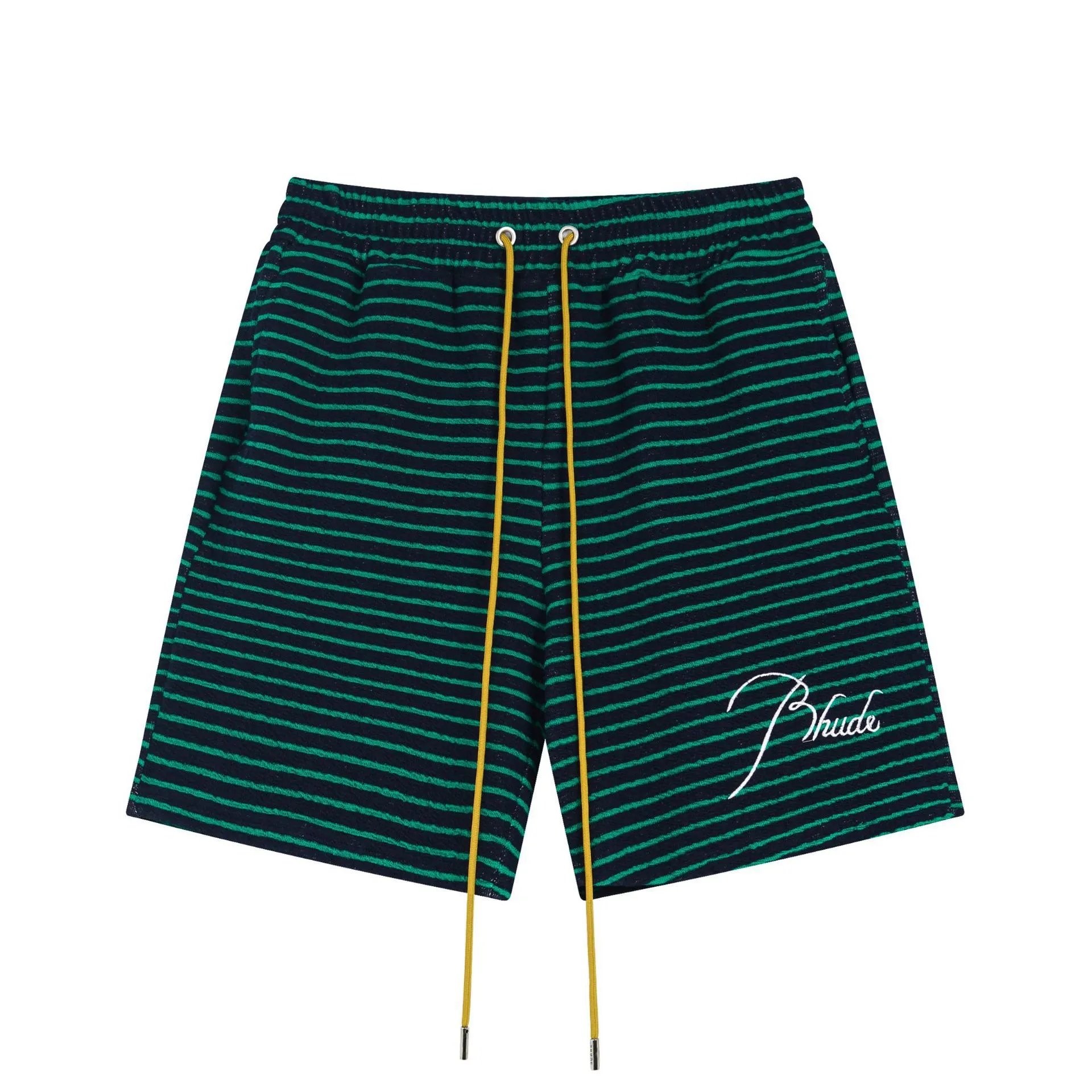 Rhude Striped Casual Shorts Multicolor - Gallery Image 6 - Detailed View