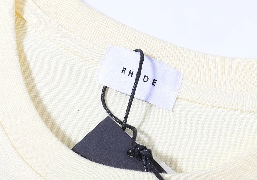 Rhude Card Print Tee White - Gallery Image 8 - Detailed View