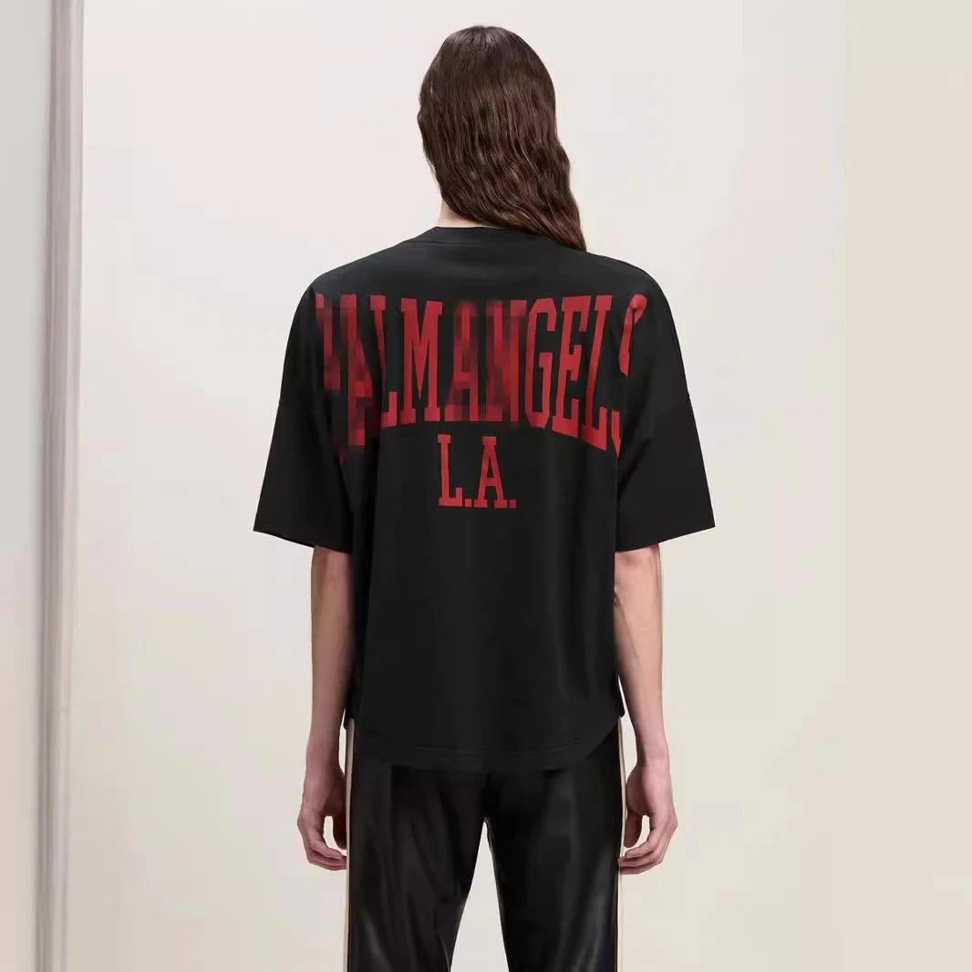 Streetwear Loose Graphic Cotton T-Shirt Ivory - Gallery Image 11 - Detailed View