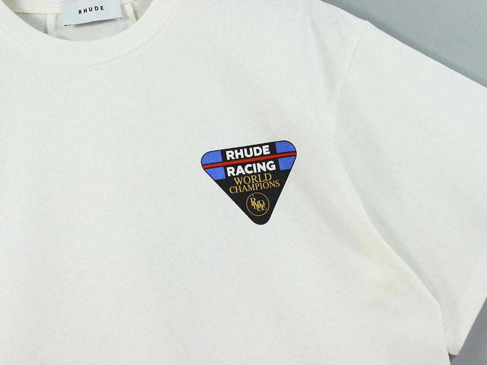 Rhude Logo Tee Multicolor - Gallery Image 10 - Detailed View