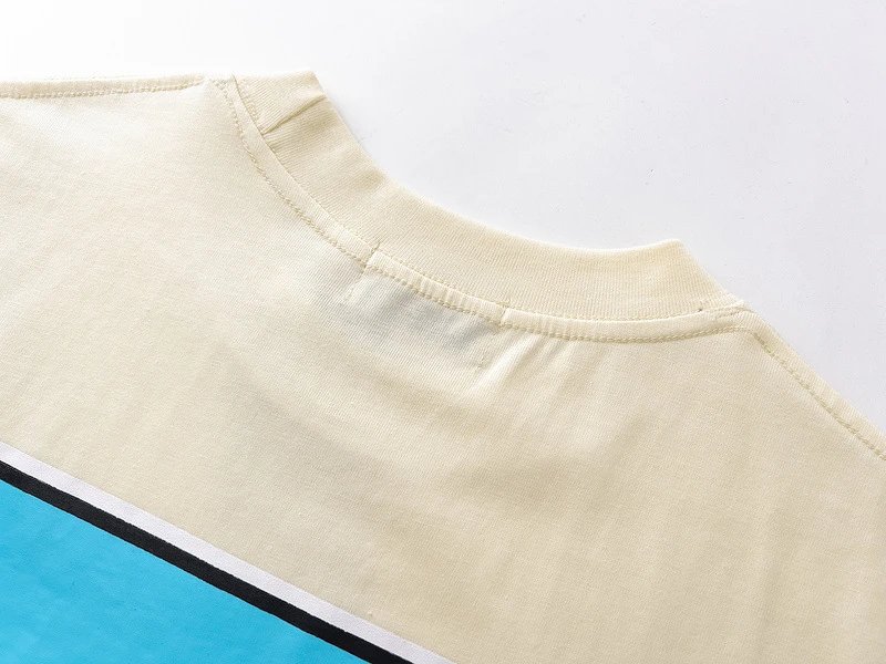 Rhude Graphic Oversized T-Shirt Multi - Gallery Image 10 - Detailed View