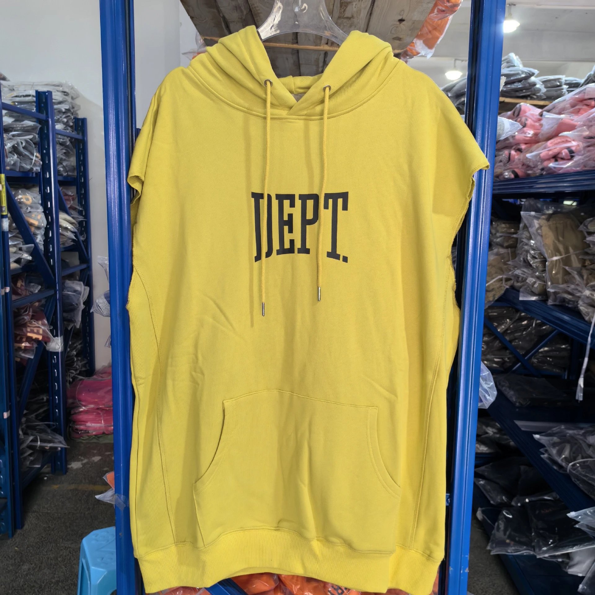 Gallery Dept Sleeveless Hoodie Multi - Gallery Image 10 - Detailed View