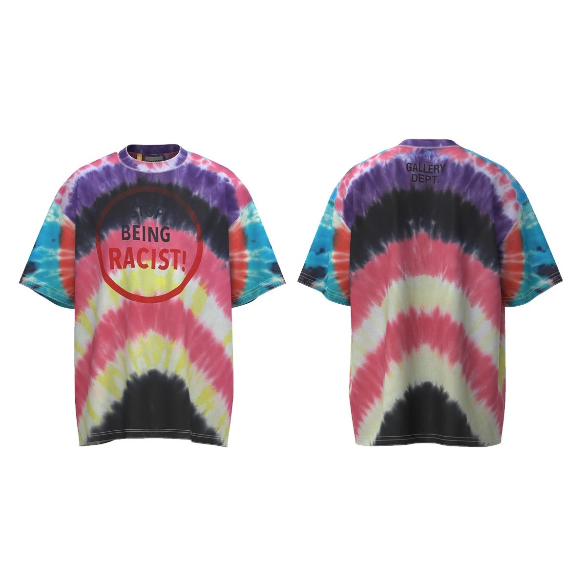 Gallery Dept Tie-Dye T-Shirt Multicolor - Gallery Dept - Cnfans - $34.07