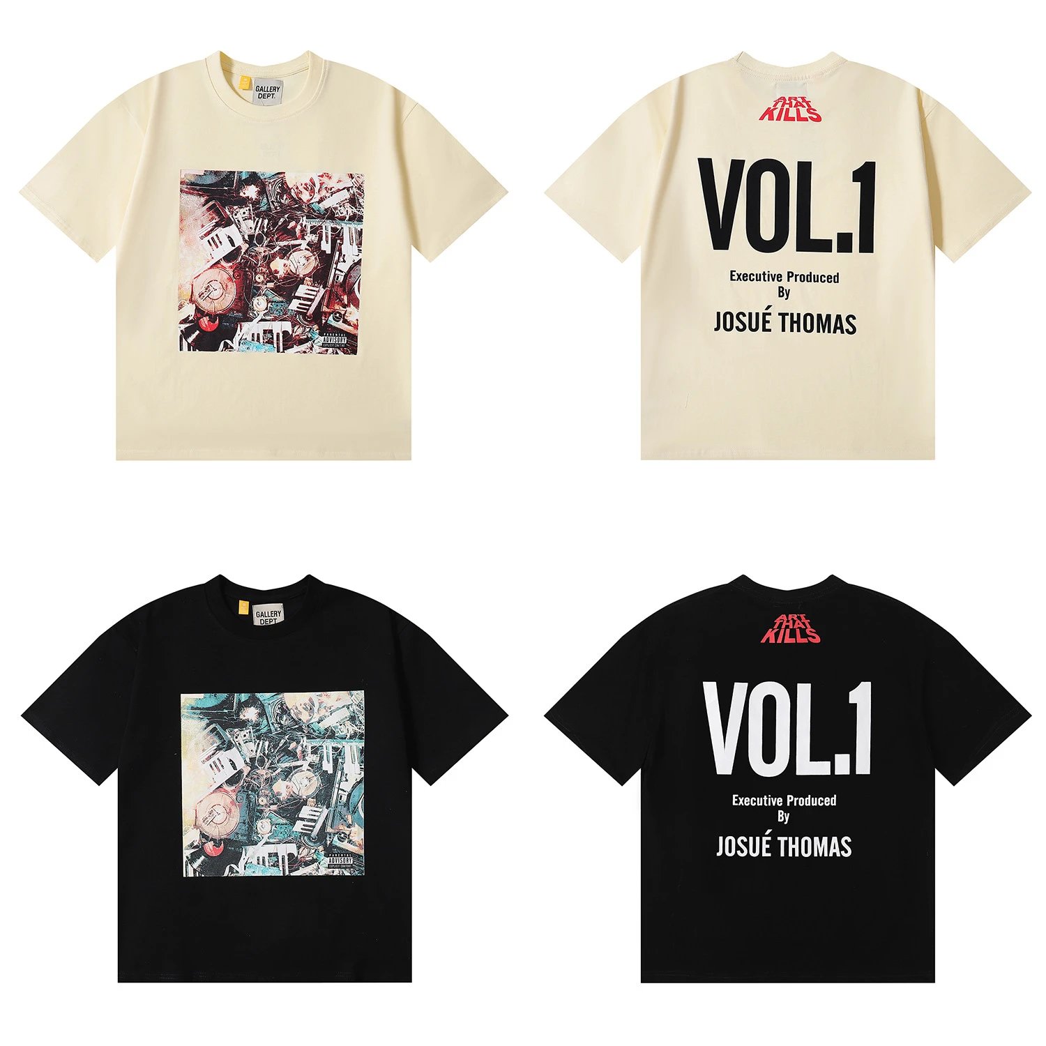 Gallery Dept Vintage T-Shirt Beige - High Quality Product Image - Cnfans