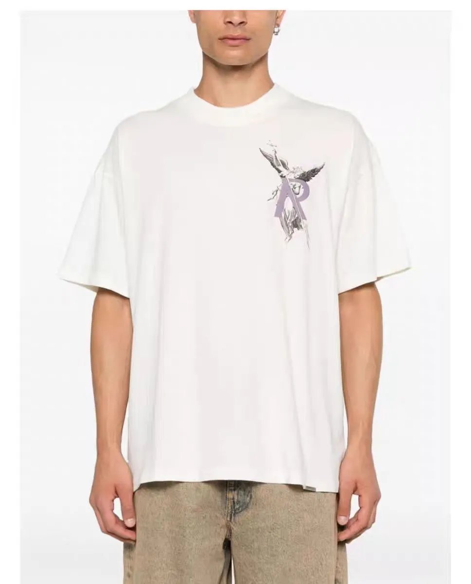 REPRESENT Angel Graphic T-Shirt Black - Gallery Image 4 - Detailed View