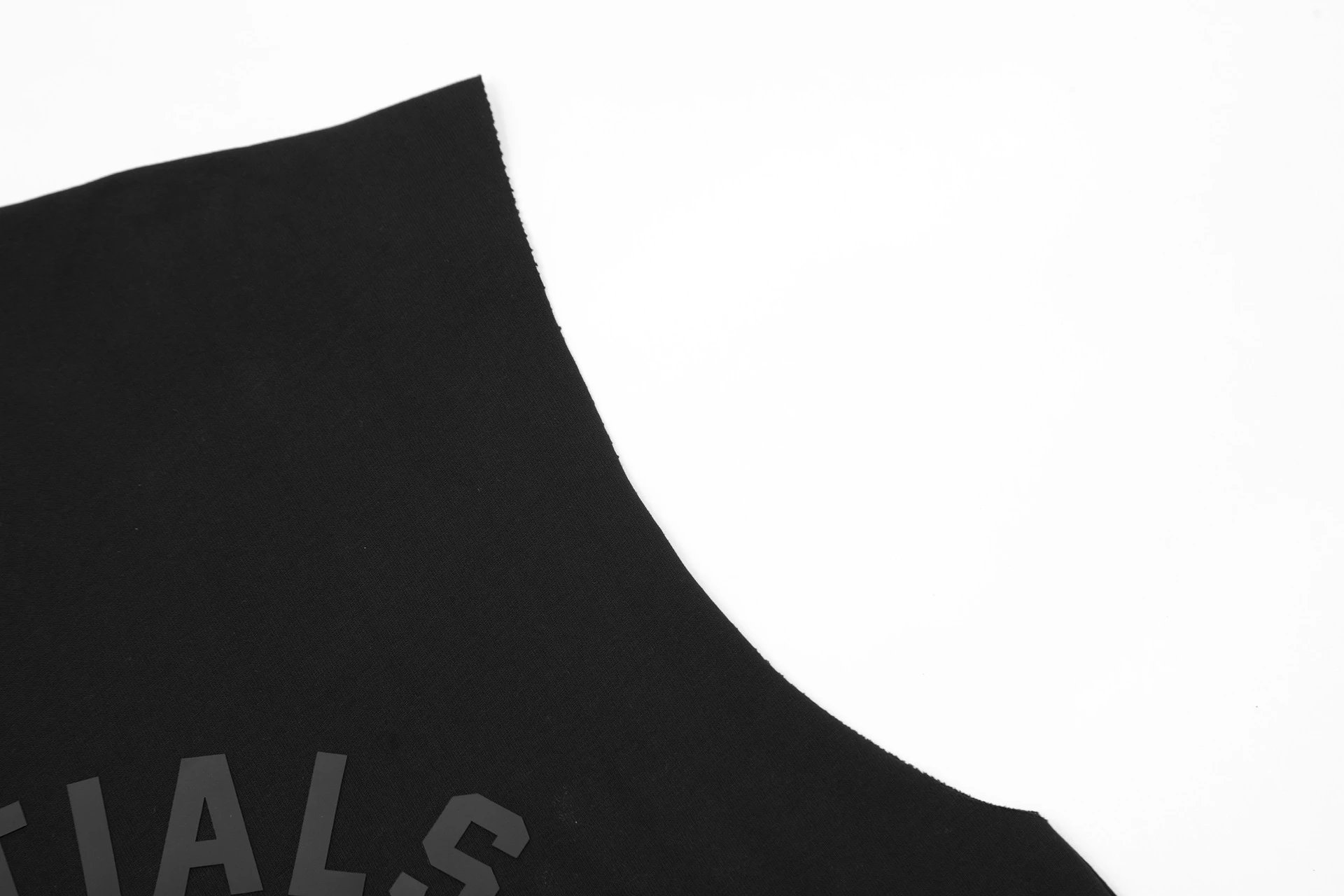 Sleeveless High-Street Tee Onyx - Gallery Image 4 - Detailed View