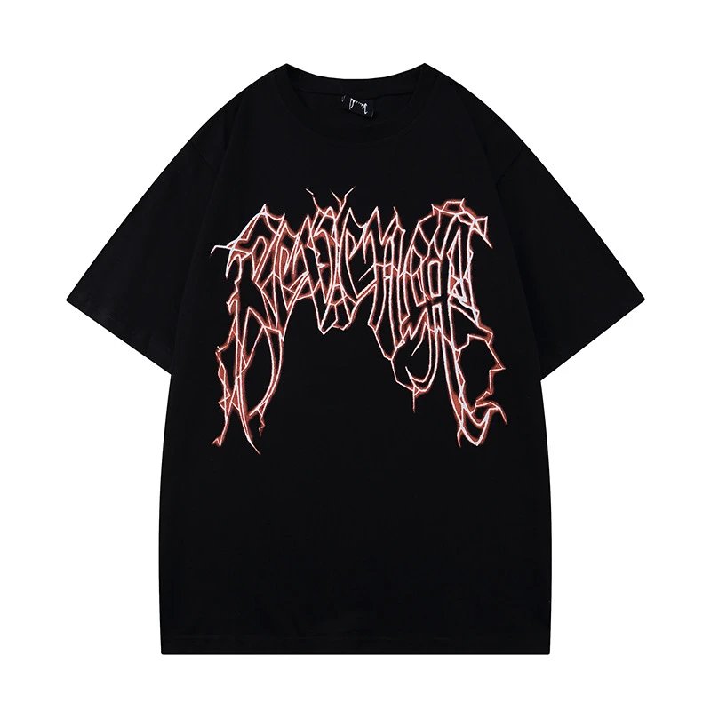 Streetwear Lightning Tee Obsidian - Gallery Image 5 - Detailed View