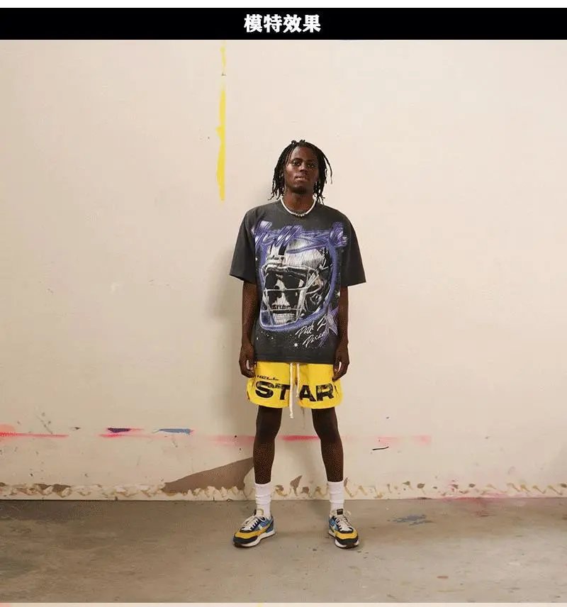 Hellstar Graphic Shorts MultiColor - Gallery Image 13 - Detailed View