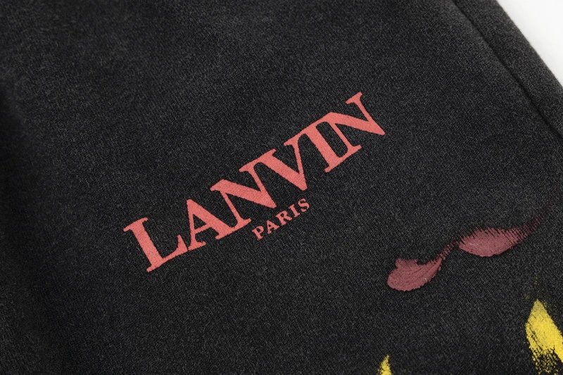 Lanvin Paint Splatter Shorts Multi-color - Gallery Image 10 - Detailed View