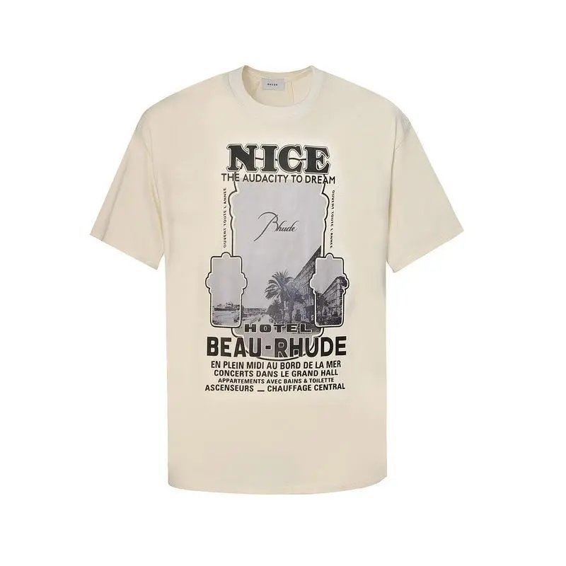 Rhude Graphic Print T-Shirt Multicolor - Gallery Image 5 - Detailed View