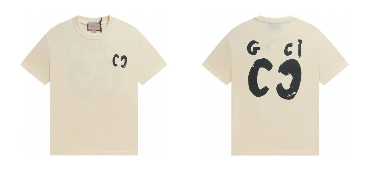 Casual Cotton Unisex Tee Graphic Print Onyx - Gallery Image 5 - Detailed View