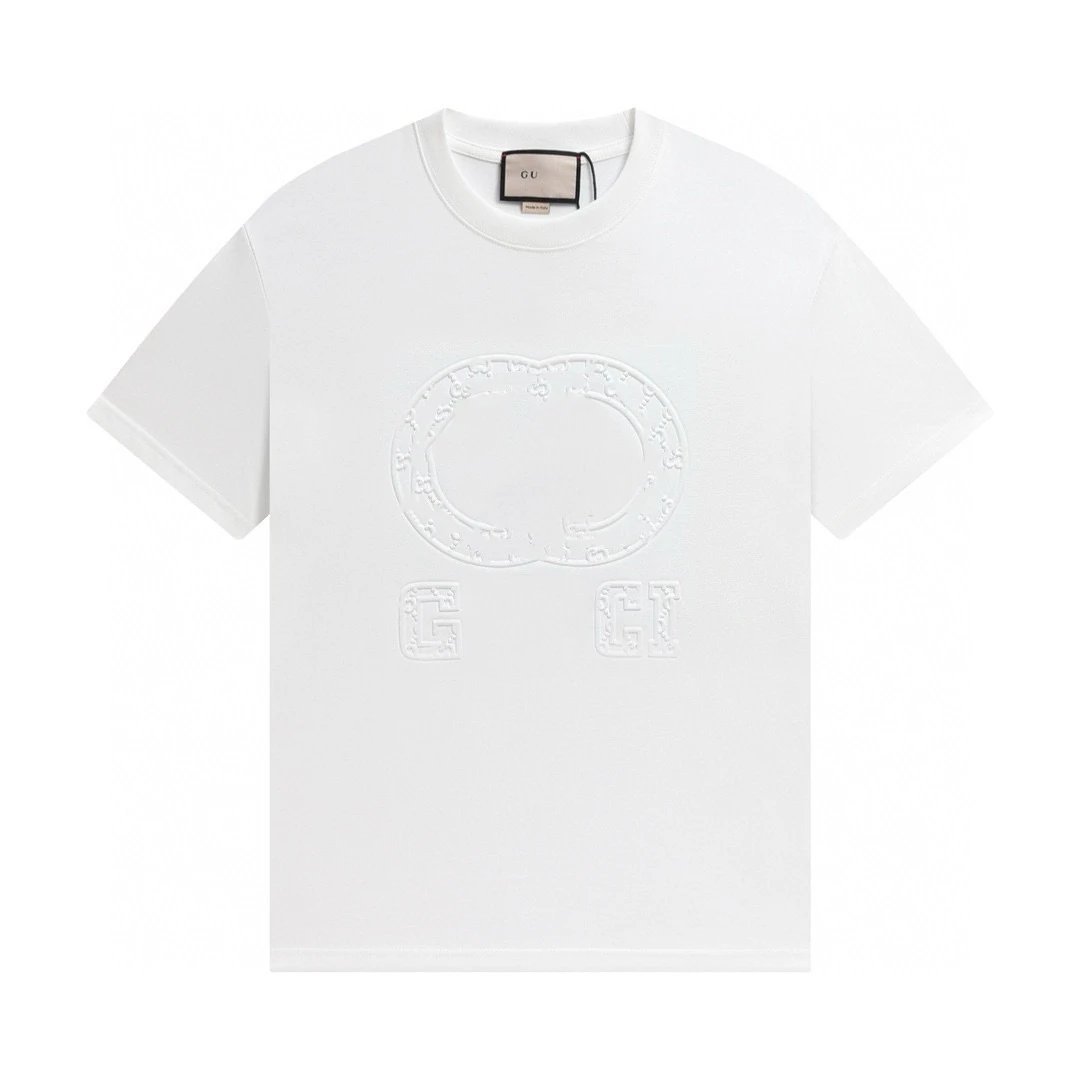 Casual Cotton Tee Unisex Top Snow White - Gucci - Cnfans - $21.94