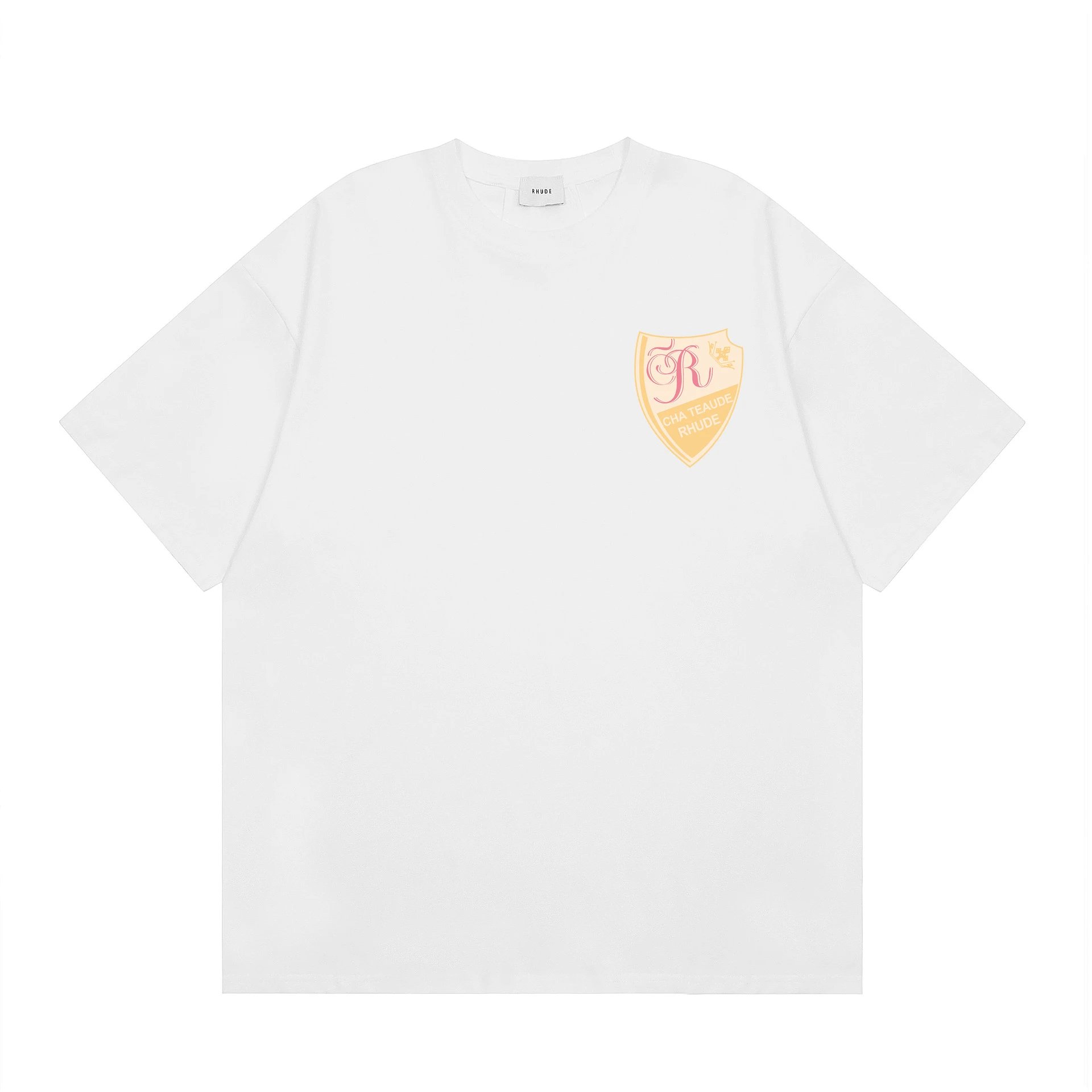 RHUDE Logo T-Shirt Multicolor - Gallery Image 8 - Detailed View