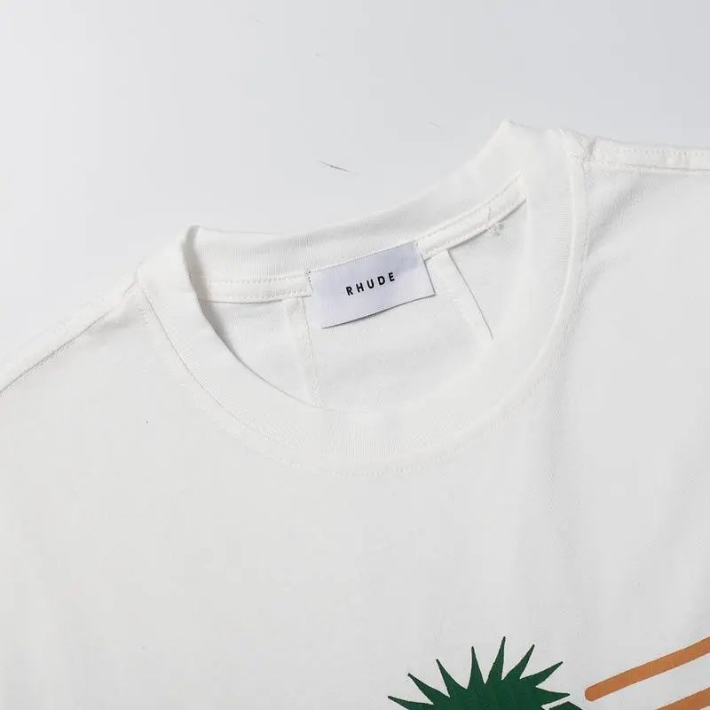 RHUDE Logo T-Shirt Multicolor - Gallery Image 14 - Detailed View