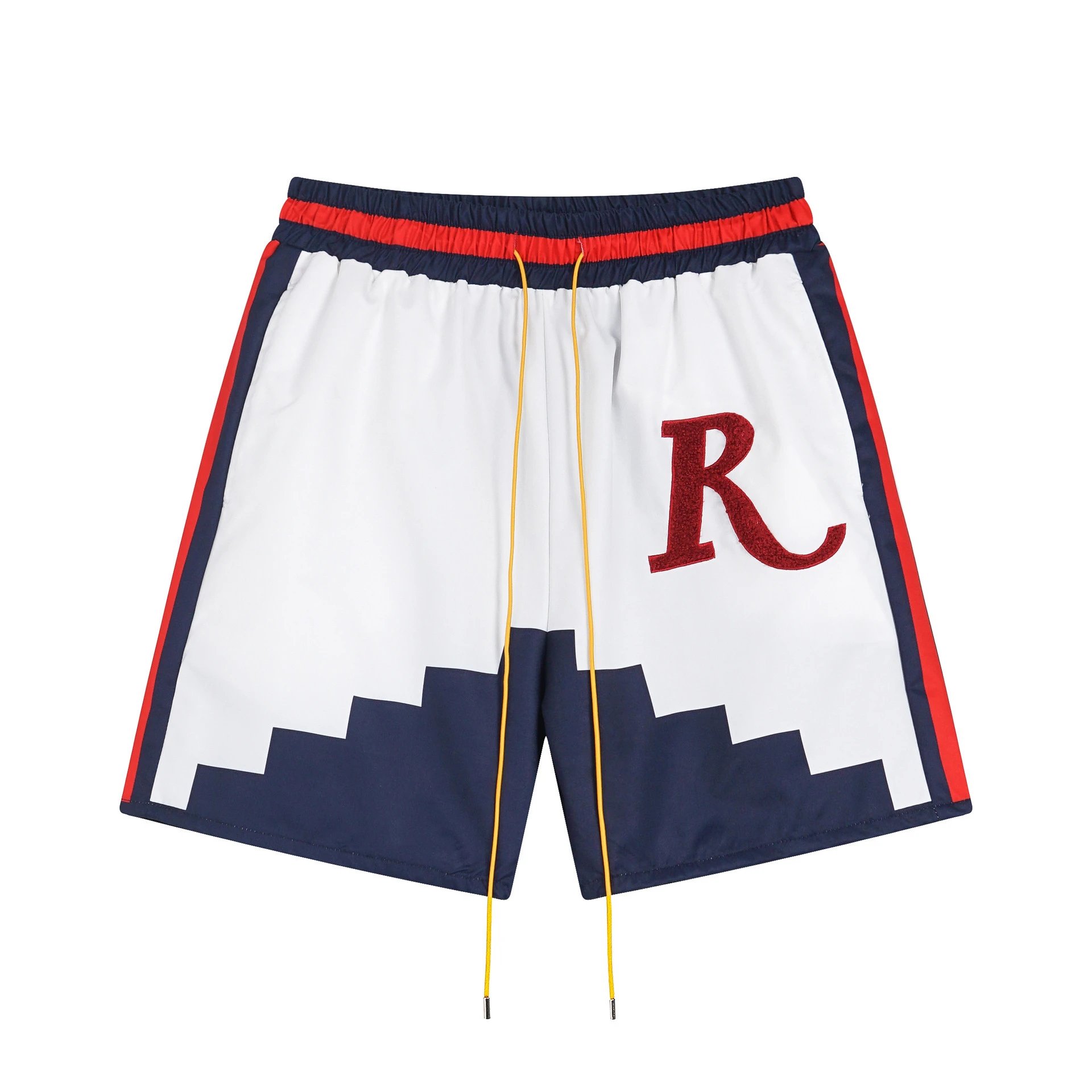 RHude Embroidered Block Shorts Multicolor - Gallery Image 8 - Detailed View
