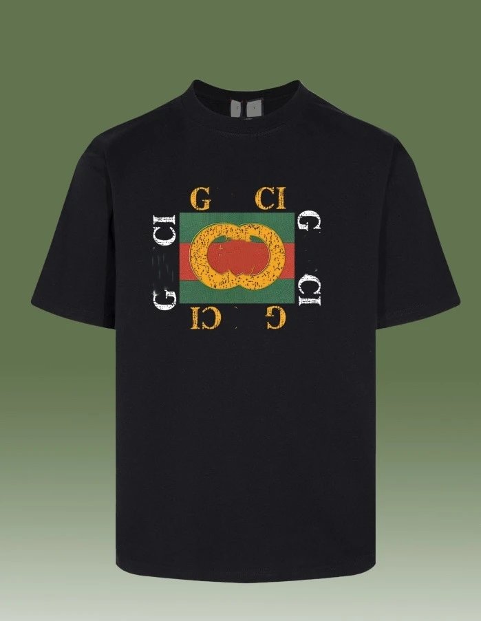 Classic Cotton Graphic Tee Unisex Onyx - Gucci - Cnfans - $26.77