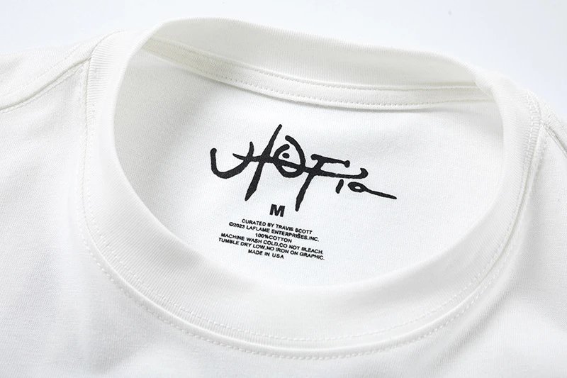 Streetwear Graphic Cotton Short Sleeve T-Shirt White - Gallery Image 6 - Detailed View