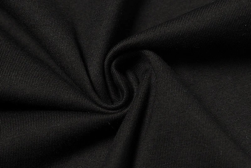 Streetwear Loose Fit Graphic Cotton T-Shirt Black White - Gallery Image 13 - Detailed View