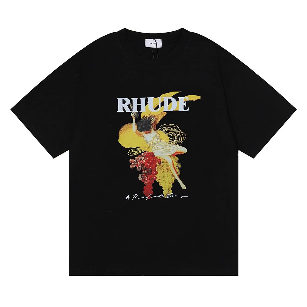 Rhude T-shirt Abstract Graphic Multi - Gallery Image 3 - Detailed View