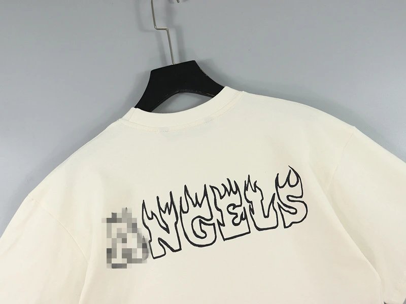 Vintage Cotton Skull Palm Tree Tee Ivory - Gallery Image 10 - Detailed View