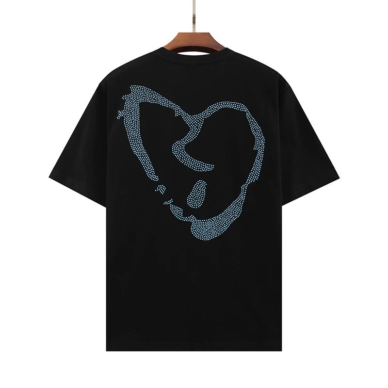 Rhinestone Oversize Tee Obsidian - Gallery Image 3 - Detailed View