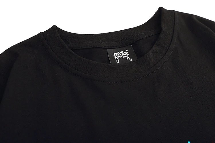 Rhinestone Oversize Tee Obsidian - Gallery Image 4 - Detailed View