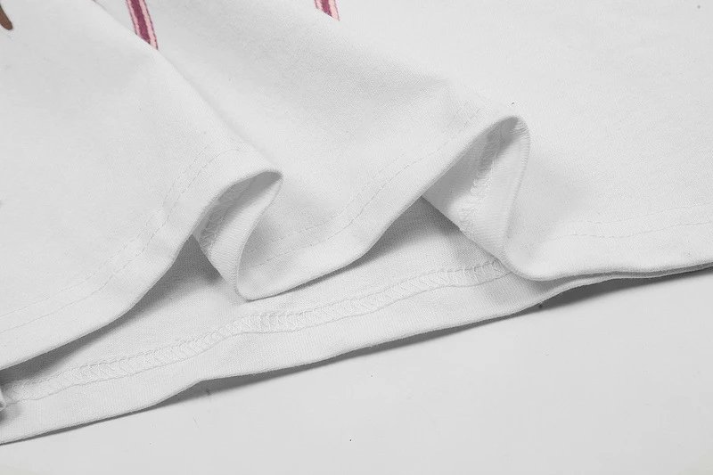 Street Graffiti Cartoon Tee White - Gallery Image 10 - Detailed View