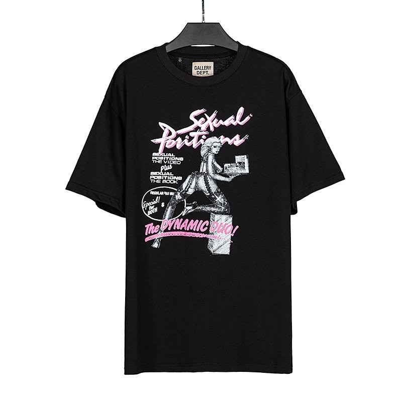 Gallery Dept Dynamic Duo T-Shirt Black/White - Gallery Image 2 - Detailed View