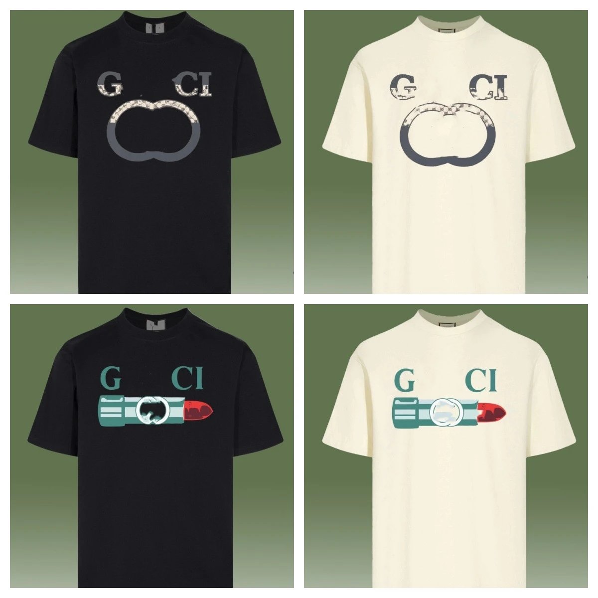 Classic Graphic Cotton Tee Unisex Onyx - Gallery Image 6 - Detailed View