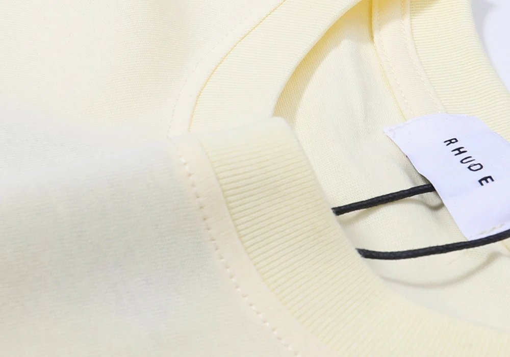 Rhude Card Print Tee White - Gallery Image 11 - Detailed View