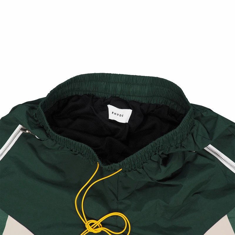 Rhude Colorblock Drawstring Shorts Blue - Gallery Image 12 - Detailed View