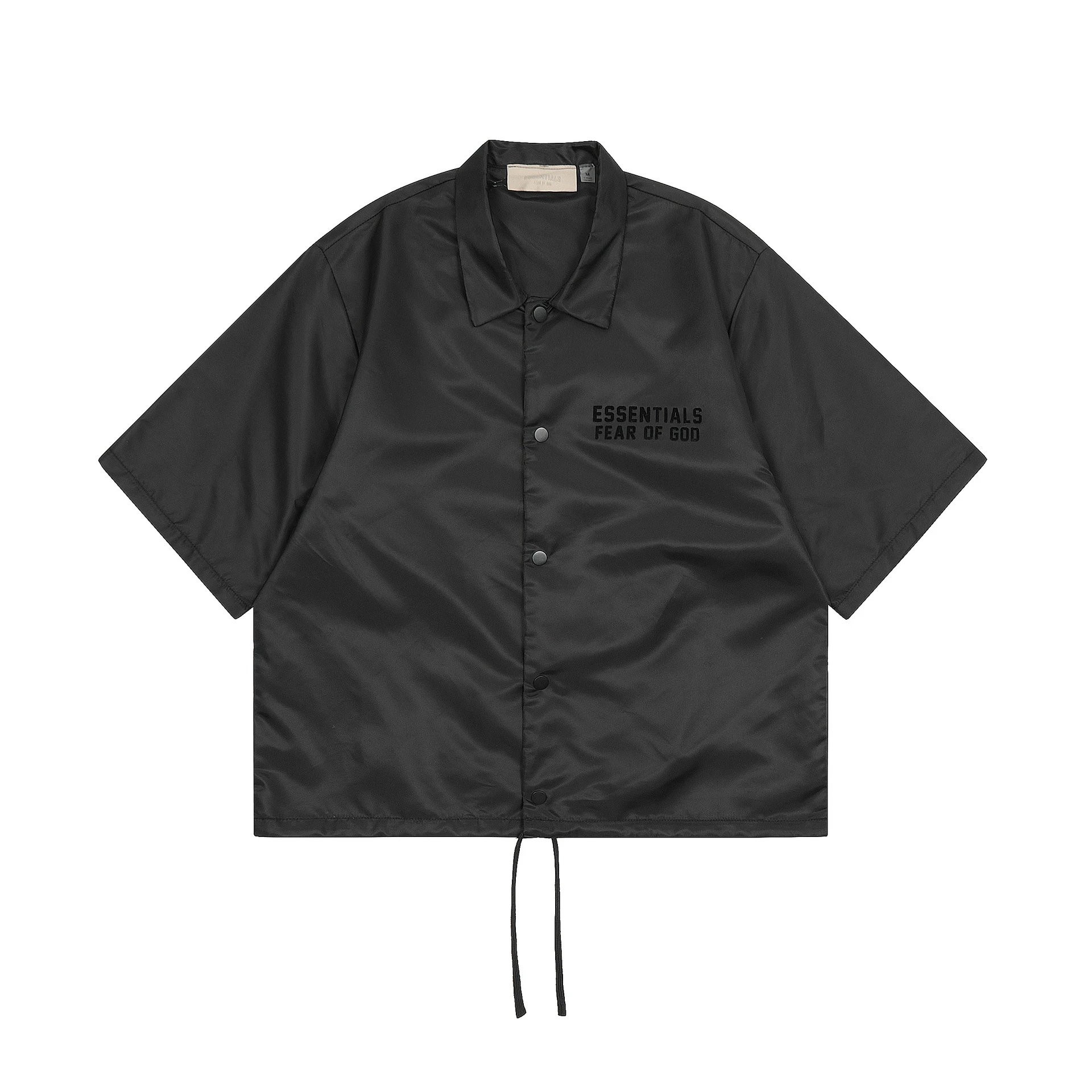 High Street Nylon Shirt in Ink - Essentials - Cnfans - $34.19