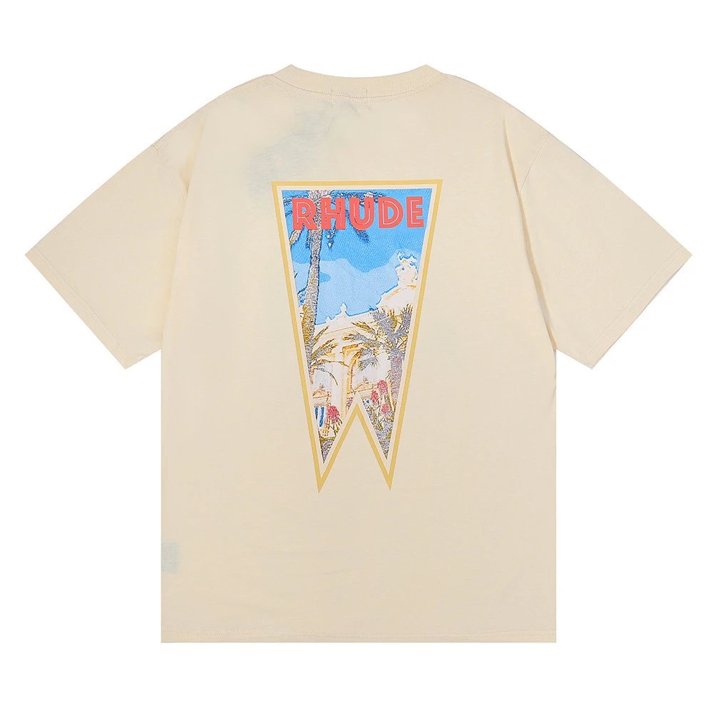 Rhude Stamp Print Tee Multicolor - Gallery Image 4 - Detailed View