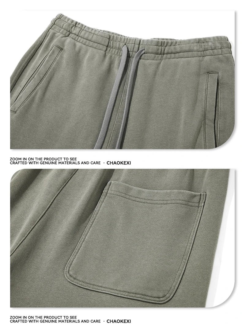 Retro Cotton Half Zip Pullover Sweatshirt Onyx - Gallery Image 7 - Detailed View