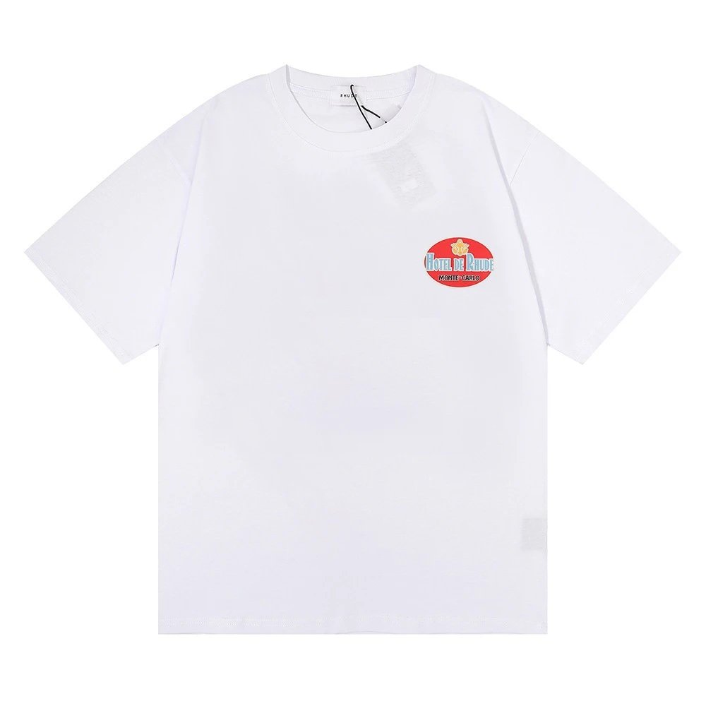 Rhude Logo Tee Multicolor - Gallery Image 6 - Detailed View