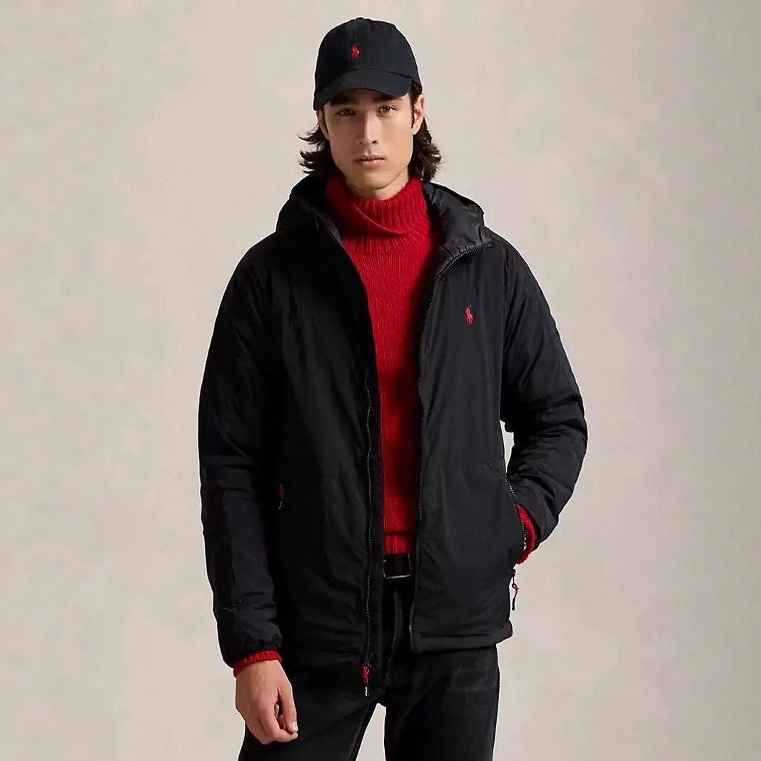 Ralph Lauren Polo Puffer Coat Black - Gallery Image 9 - Detailed View