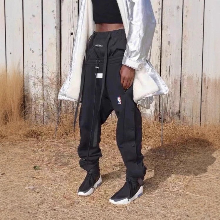 FOG x NB Dual Snap Joggers Gray - Gallery Image 10 - Detailed View