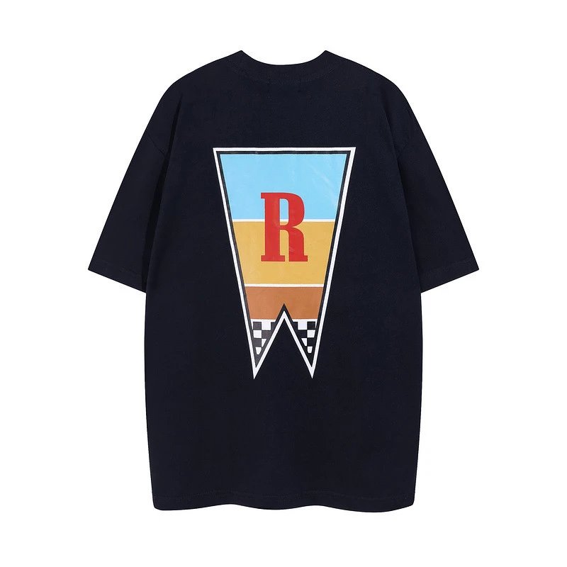 Rhude Graphic Oversized T-Shirt Multi - Gallery Image 5 - Detailed View
