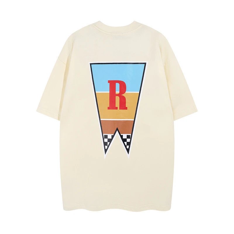 Rhude Graphic Oversized T-Shirt Multi - Gallery Image 7 - Detailed View