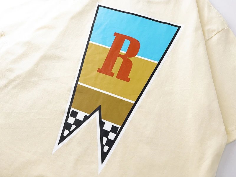 Rhude Graphic Oversized T-Shirt Multi - Gallery Image 11 - Detailed View