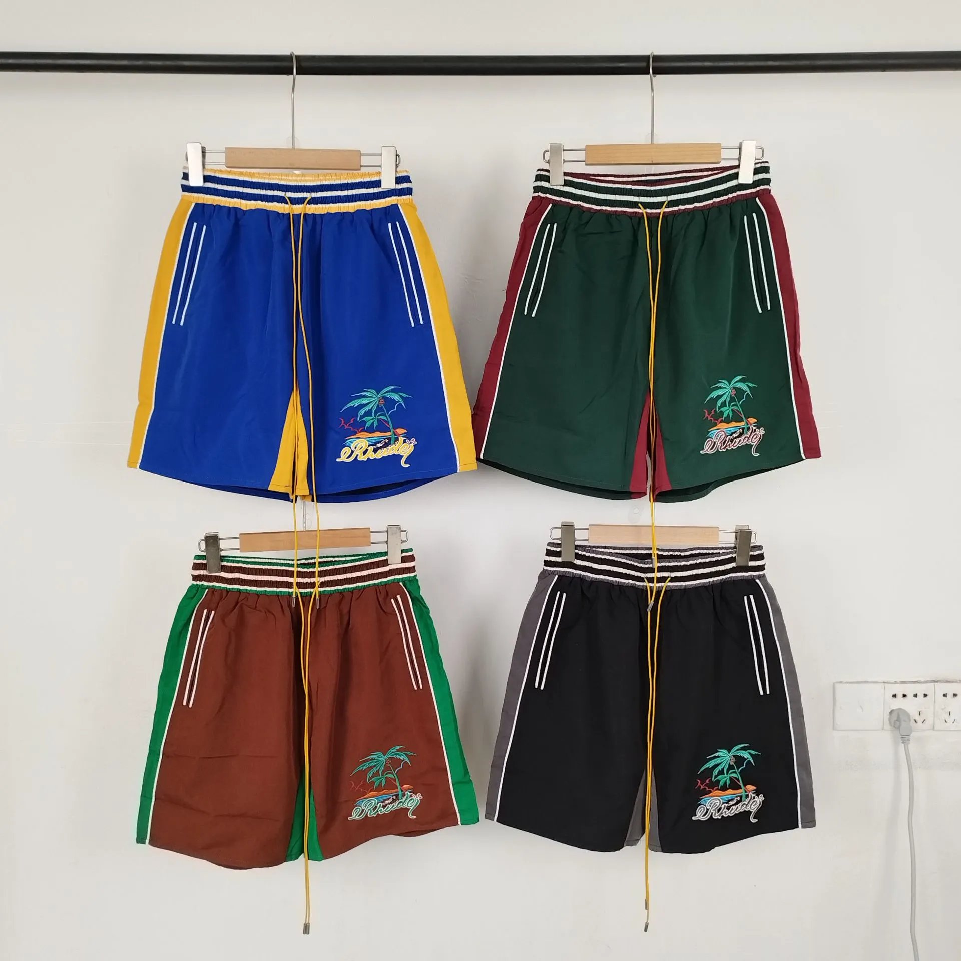 Rhude Palm Tree Embroidery Set Multicolor - Gallery Image 12 - Detailed View