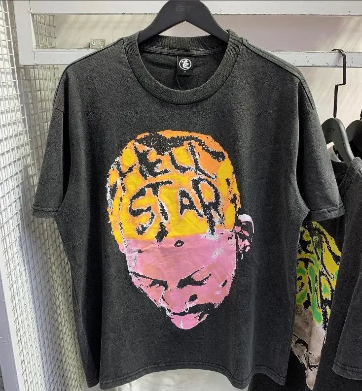 Hellstar Washed T-Shirt Multi - Gallery Image 9 - Detailed View