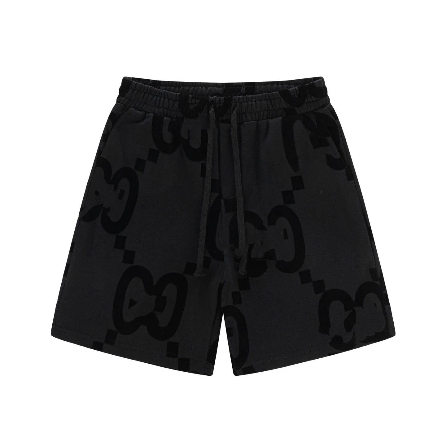 Men's Casual Fleece Shorts Summer Style Onyx - Gucci - Cnfans - $30.00