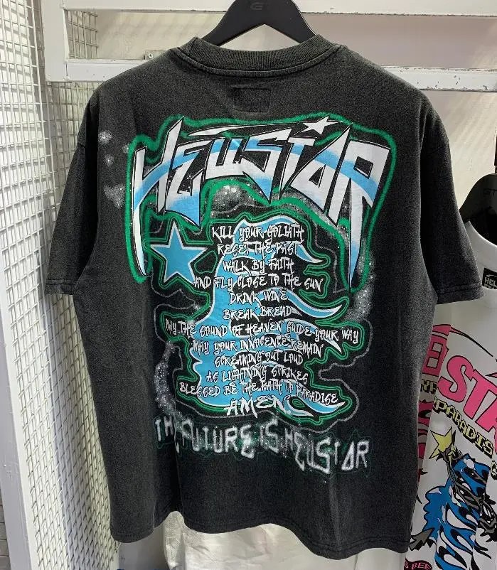 Hellstar Washed T-Shirt Multi - Gallery Image 13 - Detailed View