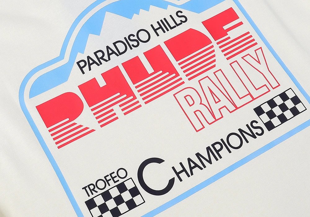 Rhude Rally Graphic T-Shirt Multicolor - Gallery Image 10 - Detailed View