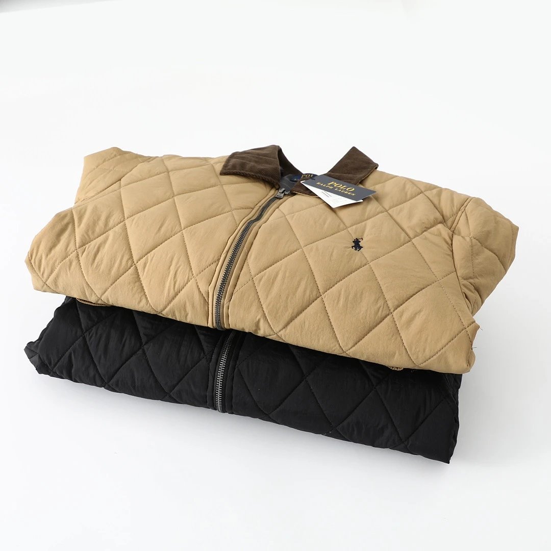 Ralph Lauren Quilted Corduroy Jacket Multi - Gallery Image 5 - Detailed View