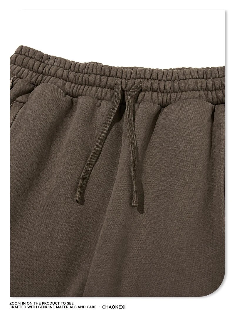 Men's Autumn Casual Sweatpants Straight-leg Slate - Gallery Image 8 - Detailed View